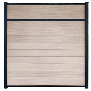 NeoFence incl. 1 decolijst Zwart 180x183 cm Beachwood