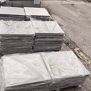 Restpartij Almere: ca.23,74m2 LuxaCoat 60x60x3 cm Light Grey