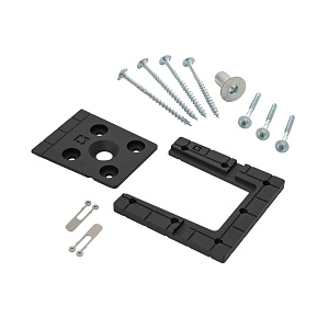 Cobblit® bevestigingsset t.b.v. betonpoer M16 voor palen van 14x14 of 15x15 cm