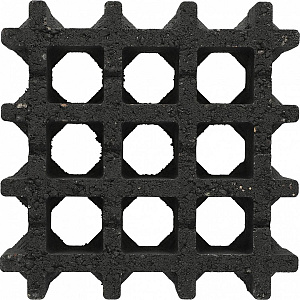 Aqua Draintegel 30x30x8 cm Nero