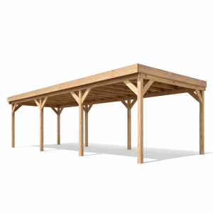 JWOODS Buitenverblijf 1000x300 cm, Fijnbezaagd