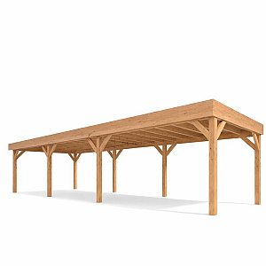 JWOODS Buitenverblijf 1000x370 cm, Geschaafd