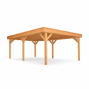 JWOODS Buitenverblijf 500x370 cm, Fijnbezaagd