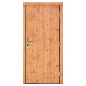 JWOODS Red Wood Enkele Dichte deur incl. beslag 100x205 cm, Rechtsdraaiend