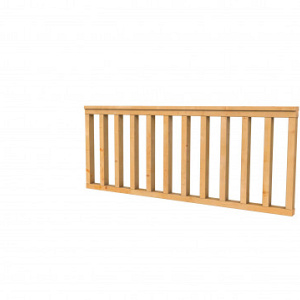 Douglas hekwerk geschaafd onbehandeld 178,5x73 cm