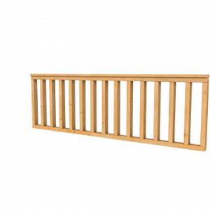 Douglas hekwerk geschaafd onbehandeld 228,5x73 cm