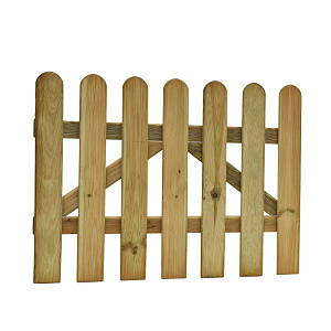 Reliëf rechthekpoort geschaafd groen geïmpregneerd grenenhout 100x100 cm