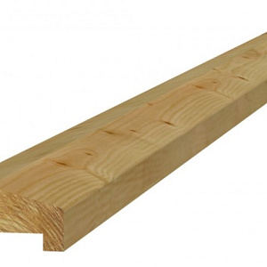 Grenen Lange Geïmpregneerde afddekkap 3,5x8,5x235 cm