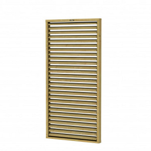 Shutterscherm Excellent geschaafd vurenhout 90x180 cm groen geïmpregneerd