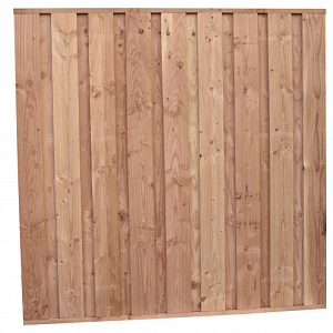 Douglas dichtscherm fijnbezaagd, 180 x 180 cm, onbehandeld.