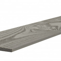 Douglas Zweeds Rabat Plank, 1,1-2,7 x 19,3 x 400 cm., grijs gespoten