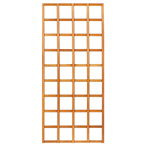 Trellis recht 90x180 cm onbehandeld geschaafd hardhout
