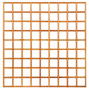 Trellis recht 180x180 cm onbehandeld geschaafd hardhout