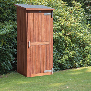 Tuinkast Santiago 80x65x185 cm onbehandeld, geschaafd hardhout