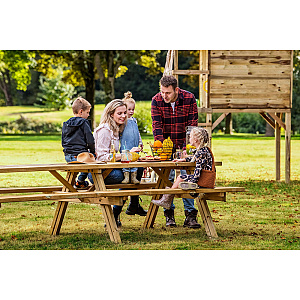 Picknicktafel Superieur geïmpregneerd, geschaafd vuren 300x162x76 cm