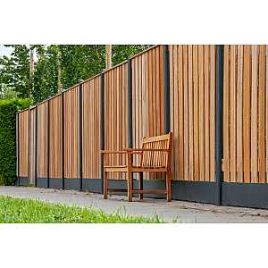Tuinbank Nice geolied hardhout 125x55x86 cm