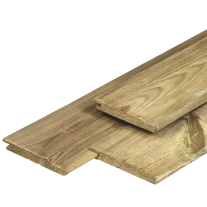 Grenen Geschaafde Rabatplanken