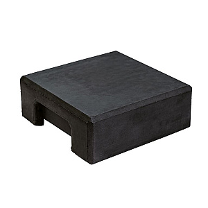 Beton Afdekpet Gecoat 14x14x5 cm Tussenmodel met vlakke kop