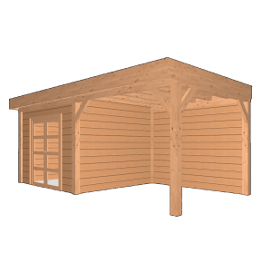 Douglas Buitenverblijf Met Berging Blokhutprofiel