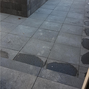 ArtiStone Tegel zonder facet 60x60x5 cm Carbon