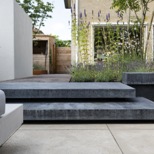 Artistone Traptrede 100x37x15 cm Carbon