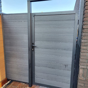 NeoFence Tuindeur 100x180 cm Smoke