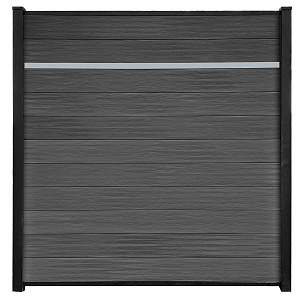 NeoFence incl. 1 decolijst Alu 180x180 cm Smoke