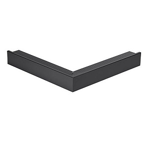 Daktrim 50/50x6/4,5 cm, buitenhoek zwart
