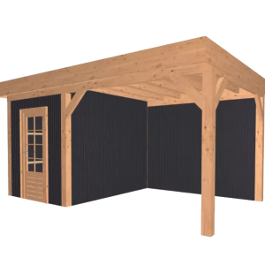 Douglas Buitenverblijf Met Berging Triple Rabat Zwart 