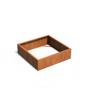 Plantenbak Carrez zonder bodem cortenstaal 140x140x40 cm