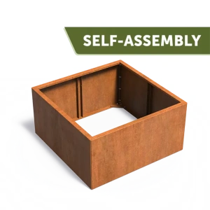 Plantenbak Carrez Connect zonder bodem cortenstaal 120x120x60 cm