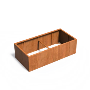 Plantenbak Carrez zonder bodem cortenstaal 200x100x60 cm