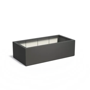 Plantenbak Carrez met bodem polyester 200x100x60 cm