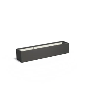 Plantenbak Carrez met bodem polyester 200x40x40 cm