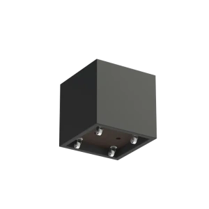 Plantenbak Carrez met wielen polyester 70x70x70 cm