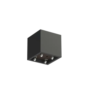 Plantenbak Carrez met wielen polyester 60x60x60 cm