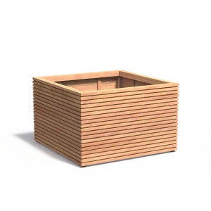 Plantenbak Malaga Rhombus hardhout 120x120x74,6 cm