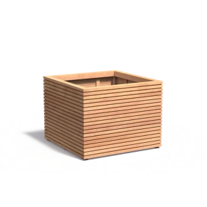 Plantenbak Malaga Rhombus hardhout 100x100x74,6 cm