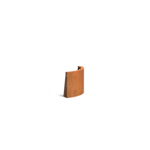 Keerwand buitenbocht Cortenstaal 3 mm 50x50x40 cm