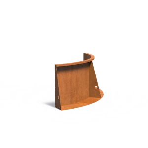 Keerwand binnenbocht Cortenstaal 3 mm 100x100x60 cm