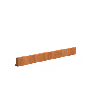 Keerwand recht Cortenstaal 2 mm 200x20 cm