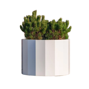 Zestienhoekige plantenbakken