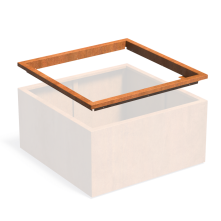 Opzetrand voor verlichting