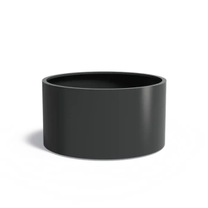 Plantenbak Circum met bodem aluminium Ø150x80 cm