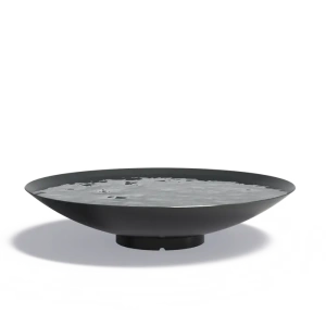 Waterschaal antraciet gecoat staal 4 mm 150x31 cm