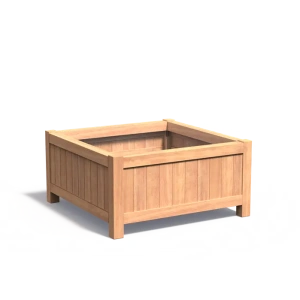 Plantenbak Valencia hardhout 120x120x60 cm