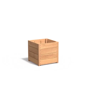 Plantenbak Carrez met bodem hardhout 60x60x57,4 cm