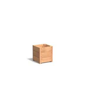 Plantenbak Carrez met bodem hardhout 40x40x43,5 cm