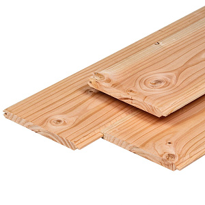 JWOODS Douglas Dakbeschot Geschaafd 1,8x19,5x300 cm, naturel