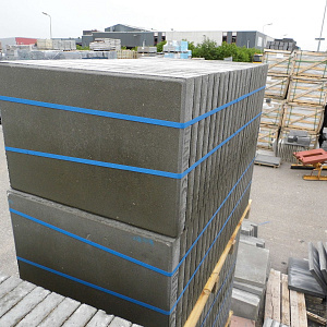 Betontegels 40x60x5 cm Grijs met facet